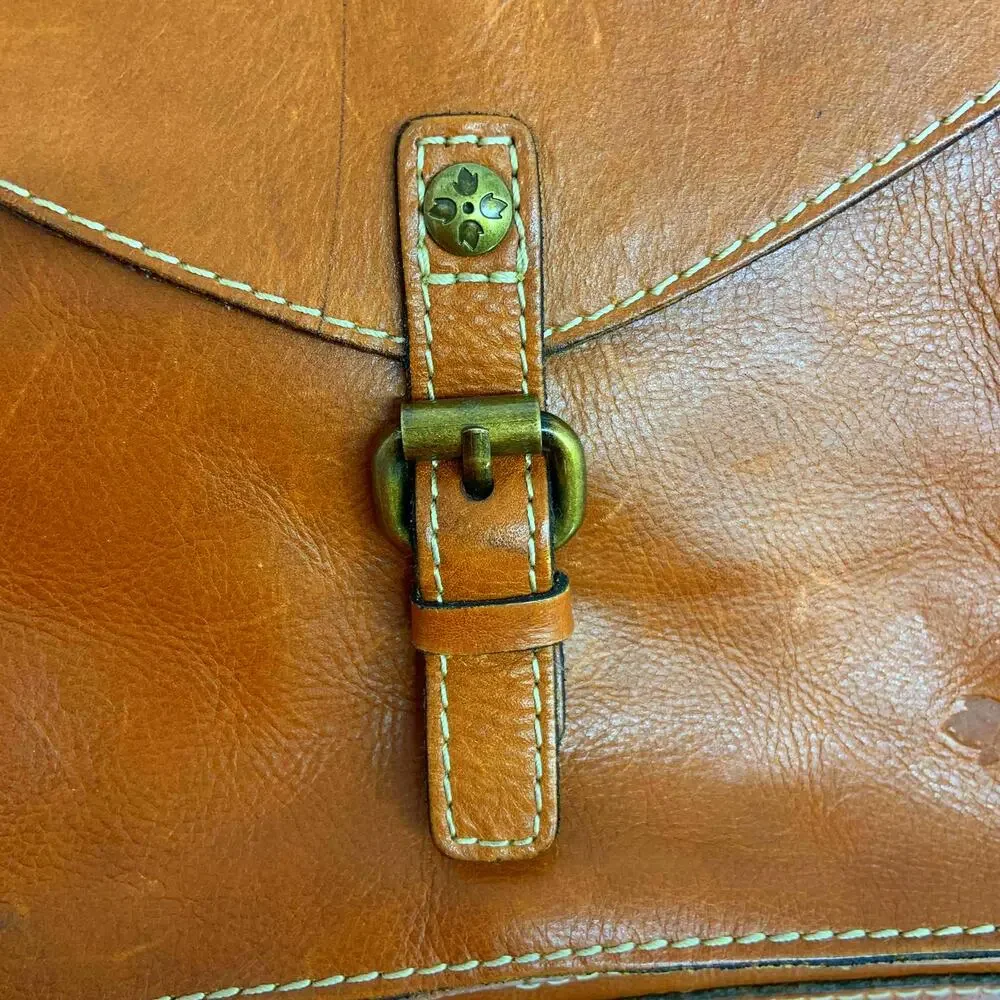 Patricia Nash Kirby East West Leather Crossbody Bag